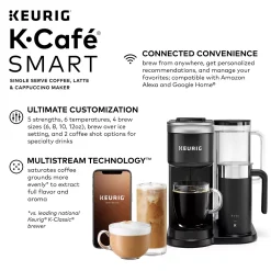 Keurig® K-Cafe® SMART Single-Serve Coffee Maker With WiFi Compatibility, Latte & Cappuccino Machine With Built-In Frother -Zojirushi Sales Store 5884740 ALT2