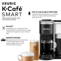 Keurig® K-Cafe® SMART Single-Serve Coffee Maker With WiFi Compatibility, Latte & Cappuccino Machine With Built-In Frother -Zojirushi Sales Store 5884740 ALT3