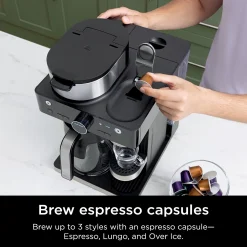 Ninja Espresso & Coffee Barista System, Single-Serve Coffee & Nespresso Capsule Compatible -Zojirushi Sales Store 5921818 ALT2