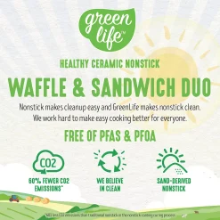 GreenLife Waffle Maker & Panini Press Grill -Zojirushi Sales Store 5926187 ALT3