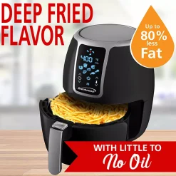 Brentwood Appliances Brentwood Small 1400 Watt 4 Quart Electric Digital Air Fryer With Temperature Control In Black -Zojirushi Sales Store 5959352 ALT3
