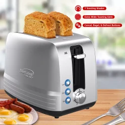 Brentwood Appliances Brentwood Select Extra Wide 2 Slot Stainless Steel Toaster -Zojirushi Sales Store 5959654 ALT
