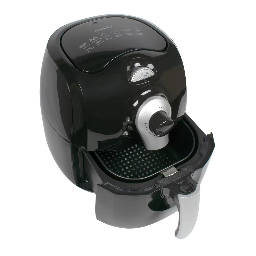 Brentwood Appliances Brentwood 3.7 Quart Electric Air Fryer In Black With Timer And Temperature Control 5 Brentwood Appliances Brentwood 3.7 Quart Electric Air Fryer In Black With Timer And Temperature Control - Image 3