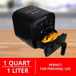 Brentwood Appliances Bretnwood 1 Quart Small Electric Air Fryer With 60min Timer And Temp Control- Black -Zojirushi Sales Store 5959948 ALT3