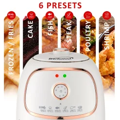 Brentwood Appliances Brentwood 2 Quart Small Electric Air Fryer With Timer And Temp Control- White -Zojirushi Sales Store 5959952 ALT2