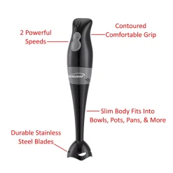 Brentwood Appliances Brentwood 2 Speed 200W Hand Blender In Black 7 Brentwood Appliances Brentwood 2 Speed 200W Hand Blender In Black -Zojirushi Sales Store 5959974 ALT2