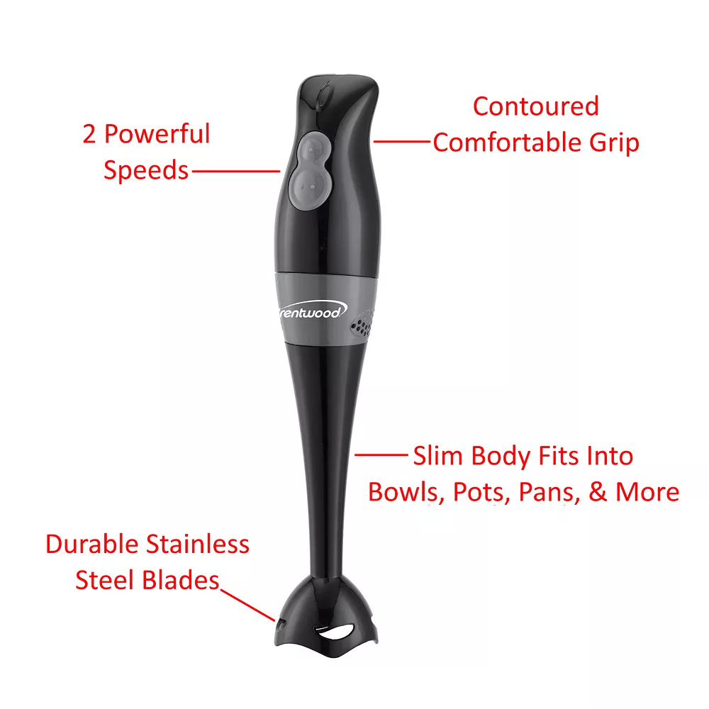 Brentwood Appliances Brentwood 2 Speed 200W Hand Blender In Black 5 Brentwood Appliances Brentwood 2 Speed 200W Hand Blender In Black - Image 3