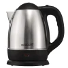 Brentwood Appliances Brentwood 1.2 L Stainless Steel Electric Cordless Tea Kettle 1000W In Brushed Chrome -Zojirushi Sales Store 5959994