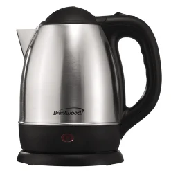 Brentwood Appliances Brentwood 1.2 L Stainless Steel Electric Cordless Tea Kettle 1000W In Brushed Chrome