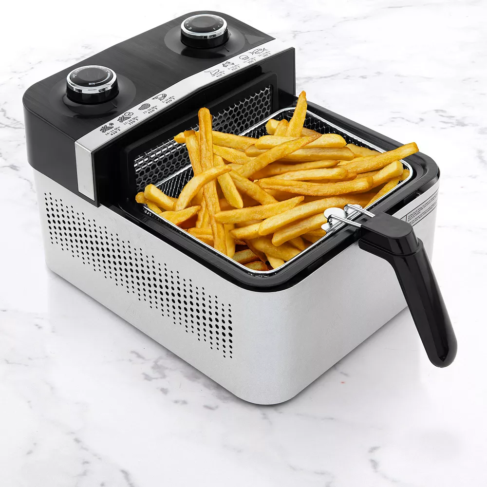 Brentwood Appliances Brentwood Select 3.4 Quart Rapid Electric Air Fryer In Stainless Steel 4 Brentwood Appliances Brentwood Select 3.4 Quart Rapid Electric Air Fryer In Stainless Steel - Image 2