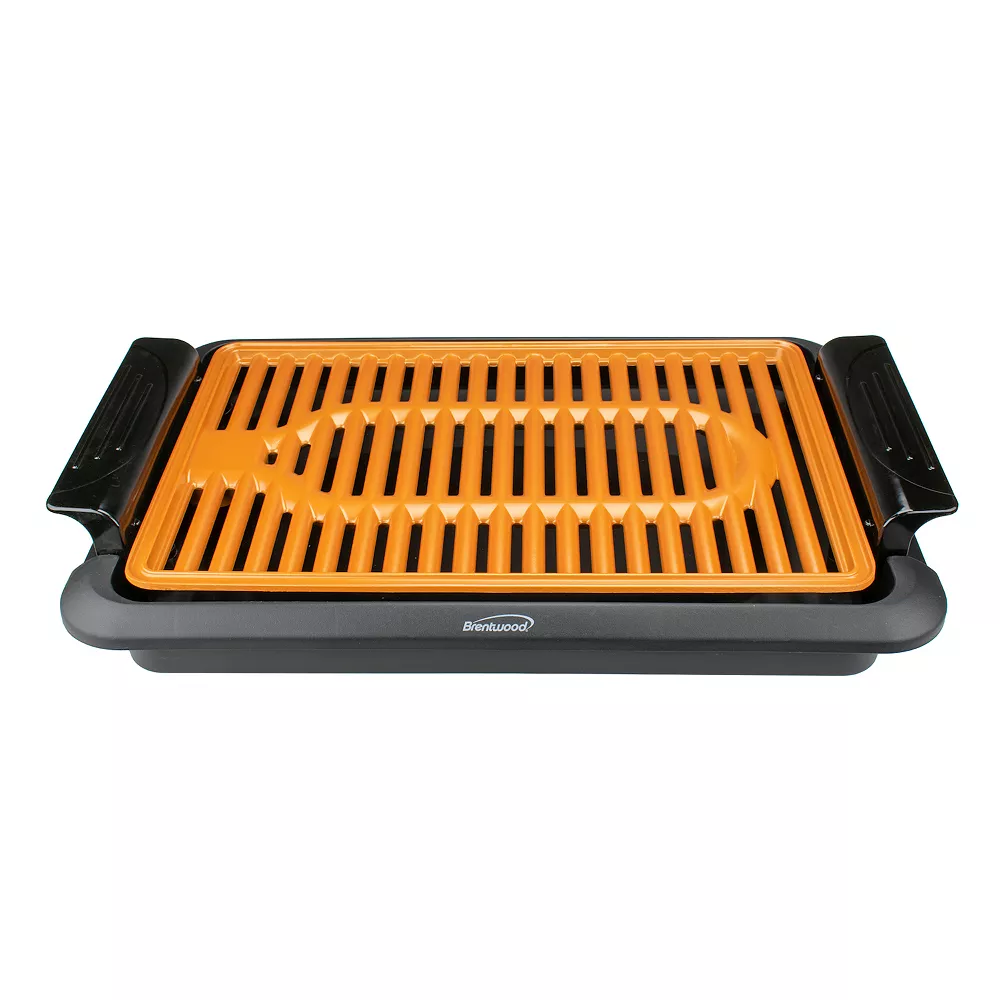 Brentwood Appliances Brentwood TS-642 1000 Watt Indoor Electric Copper Grill In Black 3 Brentwood Appliances Brentwood TS-642 1000 Watt Indoor Electric Copper Grill In Black