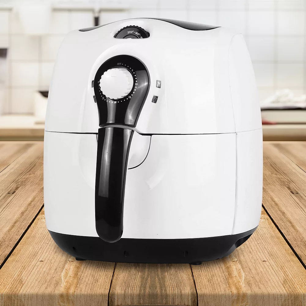 Brentwood Appliances Brentwood 3.7 Quart Electric Air Fryer In White With Timer And Temperature Control 4 Brentwood Appliances Brentwood 3.7 Quart Electric Air Fryer In White With Timer And Temperature Control - Image 2