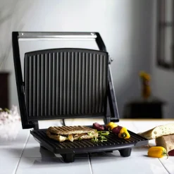 Brentwood Appliances Brentwood Select TS-651 Compact Non-Stick Panini Press & Sandwich Maker, Stainless Steel -Zojirushi Sales Store 5961142 ALT2