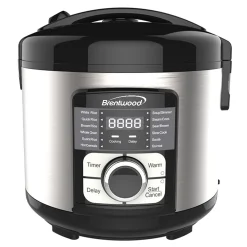 Brentwood Appliances Brentwood Select 12 Function Stainless Steel Multi-Cooker In Black