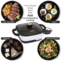 Presto Precise 12-in. Tuxedo Digital Precision Skillet Multi-Cooker -Zojirushi Sales Store 5999855 ALT4