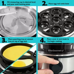 Elite Stainless Steel Automatic Egg Cooker -Zojirushi Sales Store 6036975 ALT5