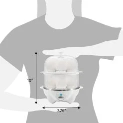 Elite Automatic 2-Tier Egg Cooker & Steamer -Zojirushi Sales Store 6044881 ALT4