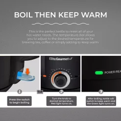 Elite 1.2-Liter Electric Honeypot Glass Kettle -Zojirushi Sales Store 6044882 ALT2