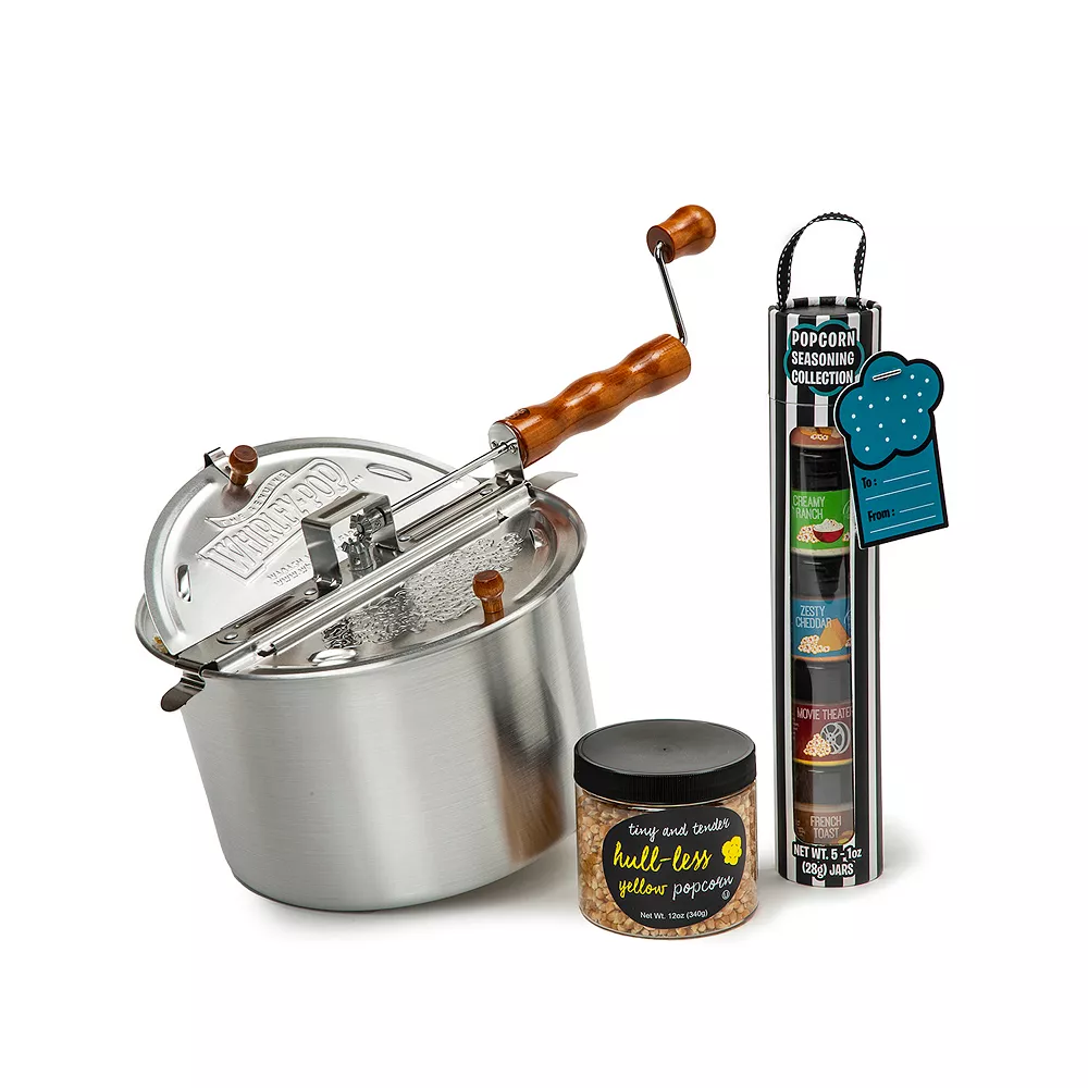 Wabash Valley Farms Whirley-Pop Popper Pop & Season Hull-less Popcorn Set 3 Wabash Valley Farms Whirley-Pop Popper Pop & Season Hull-less Popcorn Set