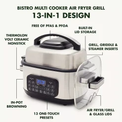 GreenPan Electrics 13-in-1 Multi-Cooker Air Fryer Grill -Zojirushi Sales Store 6055279 ALT5