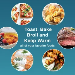 Americana By Elite 8-Slice Vintage Diner Countertop Toaster Oven -Zojirushi Sales Store 6172894 ALT3