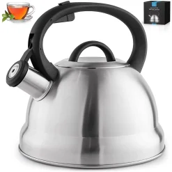 Zulay Kitchen Whistling Tea Kettle Stovetop