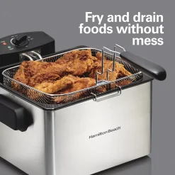 Hamilton Beach Professional-Style Deep Fryer -Zojirushi Sales Store 6214694 ALT4