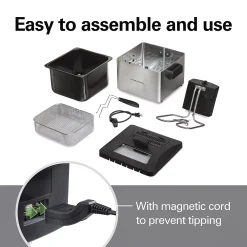 Hamilton Beach Professional-Style Deep Fryer -Zojirushi Sales Store 6214694 ALT6