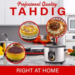 Brentwood TS-1216S Home Kitchen 8 Cup Crunchy Tahdig Persian Rice Cooker -Zojirushi Sales Store 6252431 ALT2